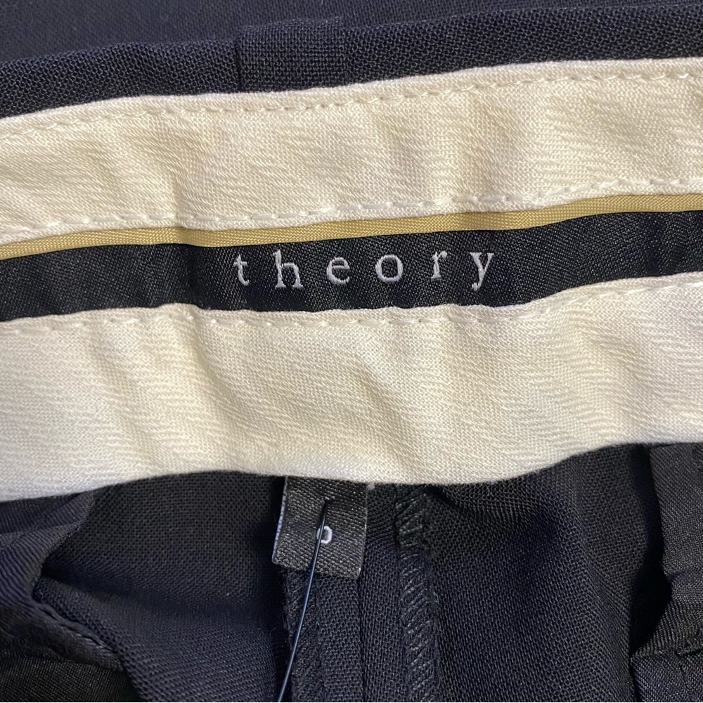 Theory Black Wool Suit Pants - Picture 13 of 14